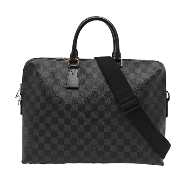PORTE-DOCUMENTS Damier Graphite Coated Canvas Gray