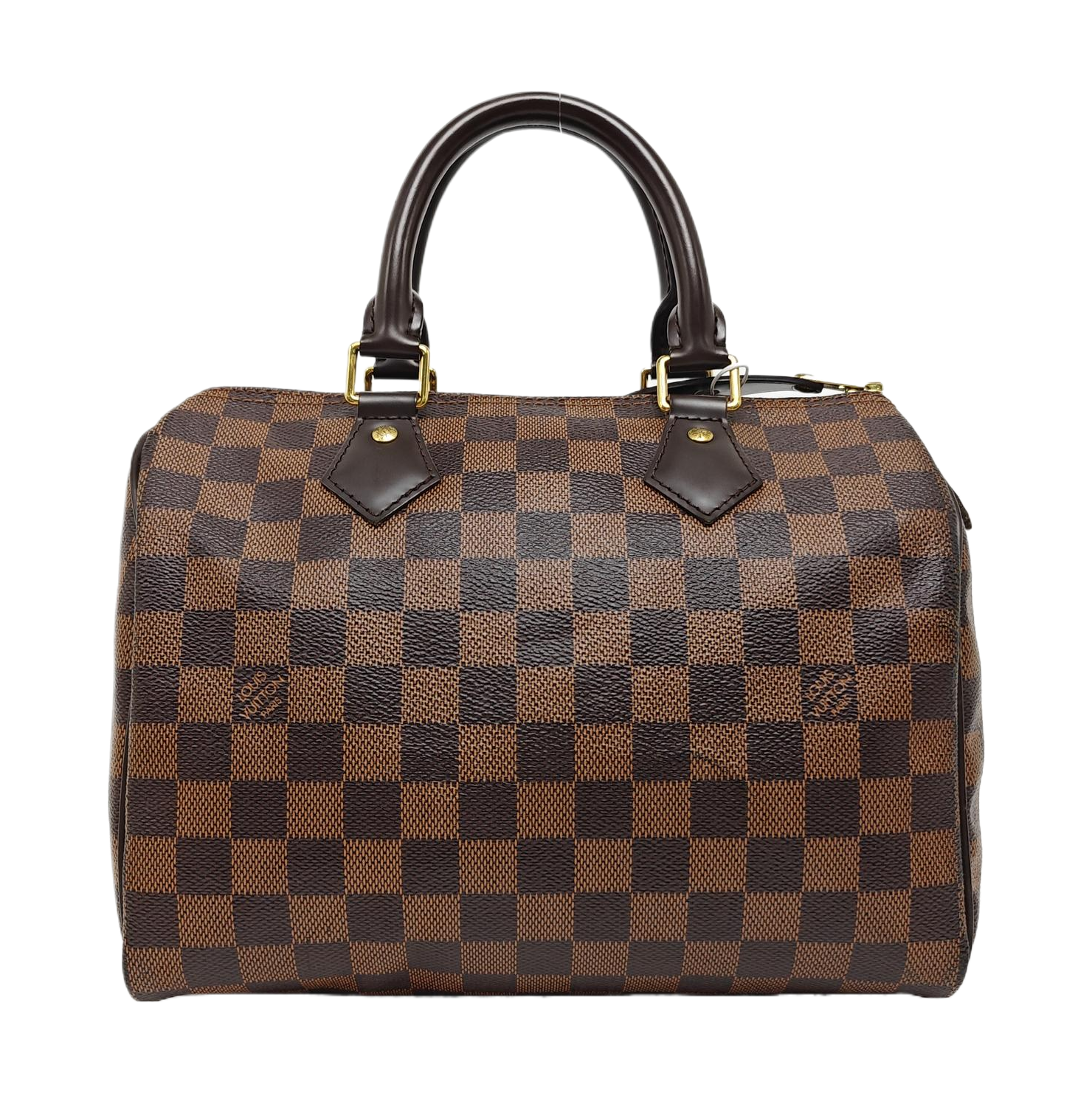 SPEEDY 25 Damier Ebene Coated Canvas Brown