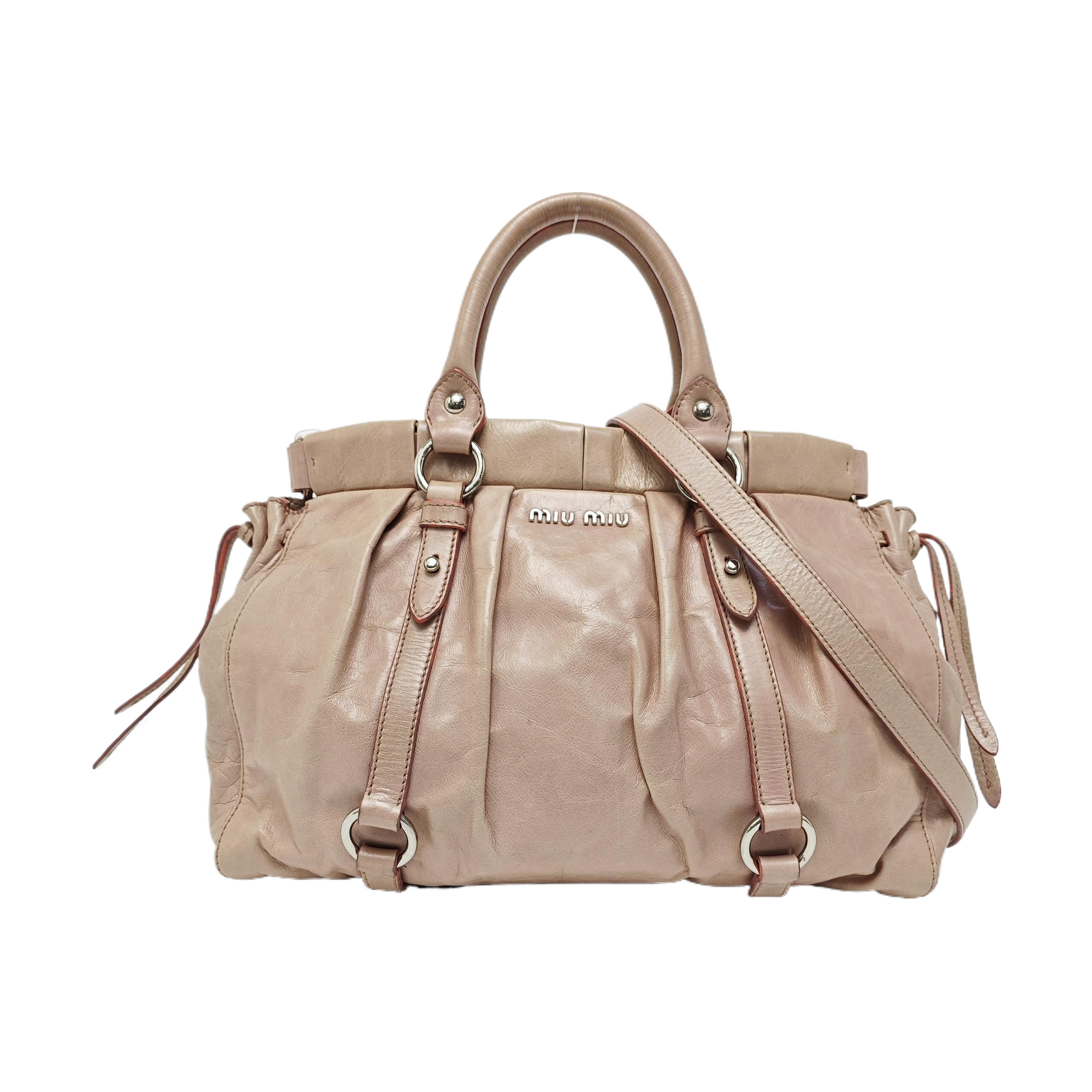 Calfskin Tote Bag Pink