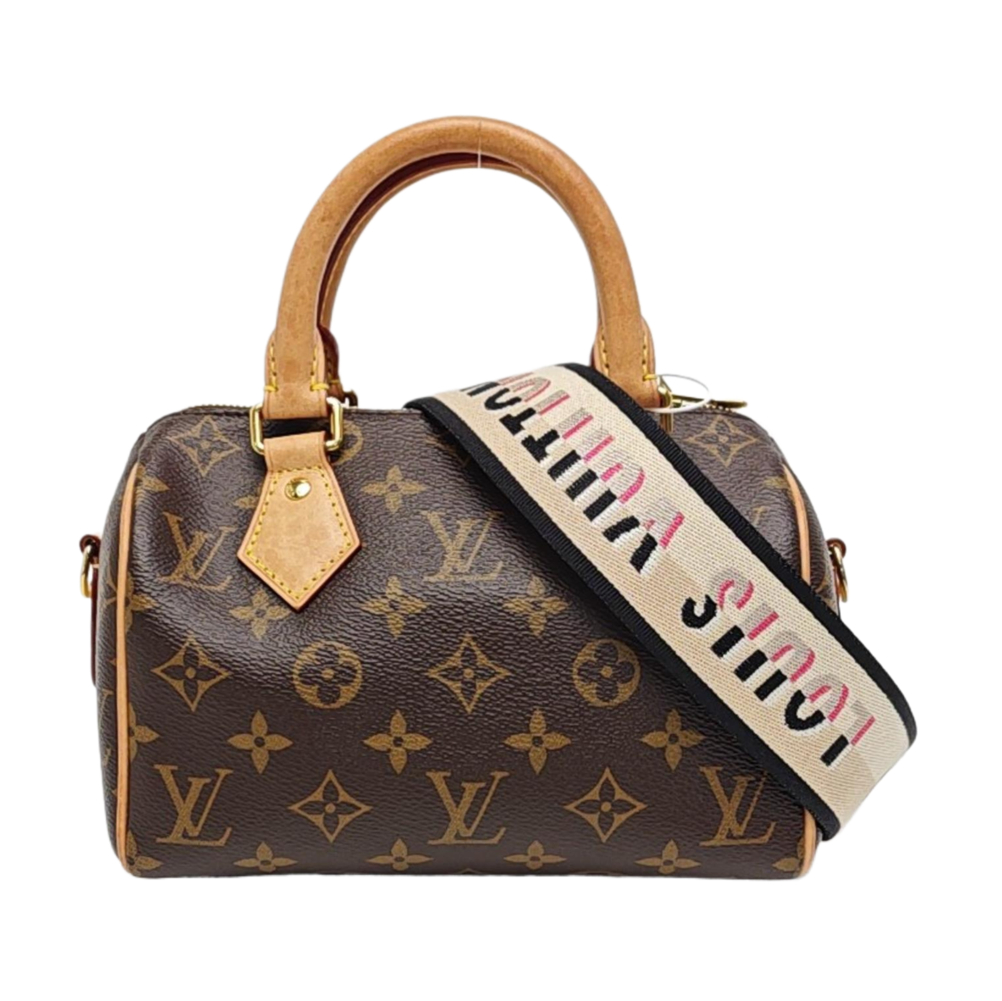 SPEEDY 20 Monogram Coated Canvas Brown