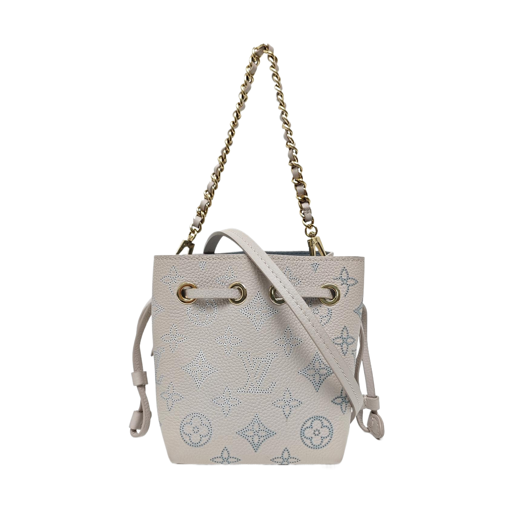 BELLA Monogram Calfskin Gray