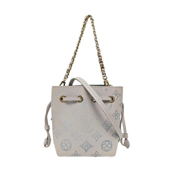 BELLA Monogram Calfskin Gray