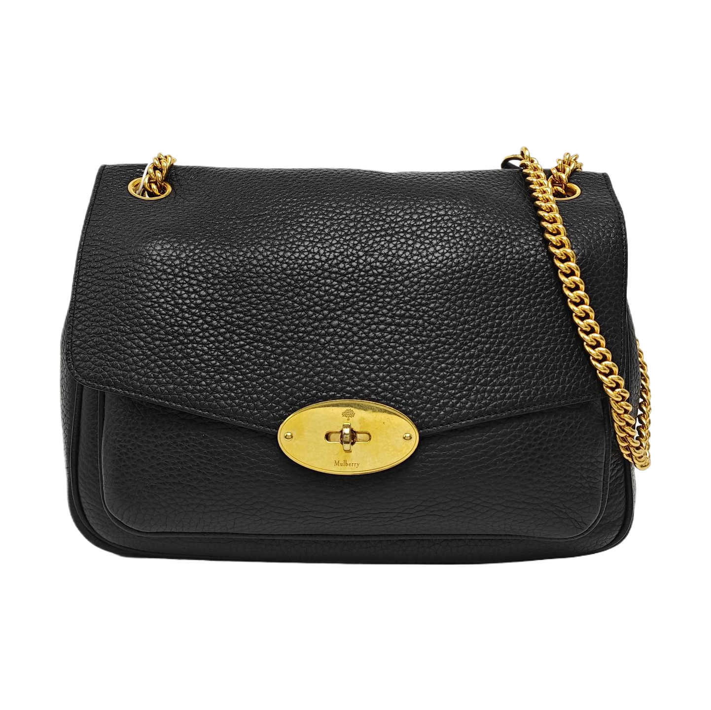Calfskin Shoulder Bag Black