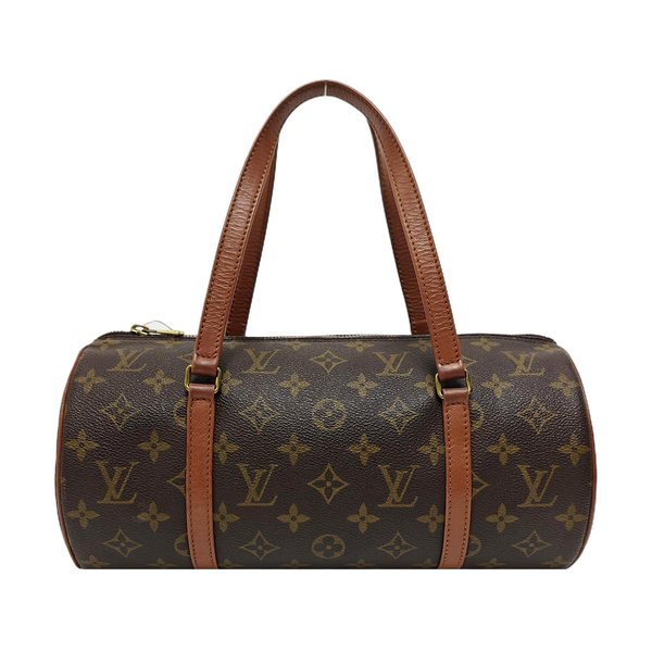 PAPILLON MM Monogram Coated Canvas Brown