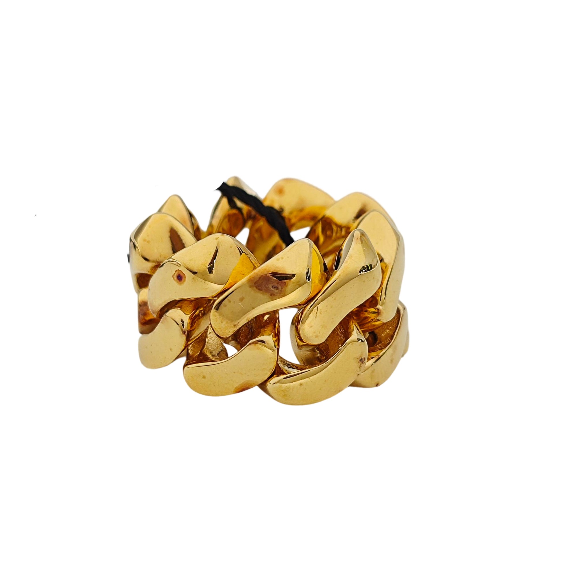 925 Sterling Silver Gold Ring EU 53