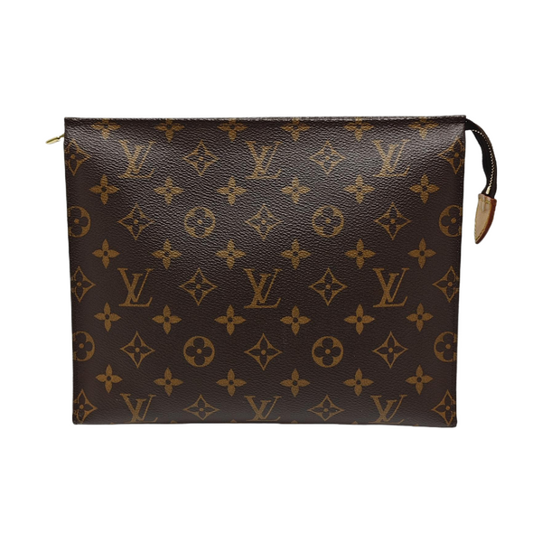 TOILET POCKET 26 Monogram Coated Canvas Brown