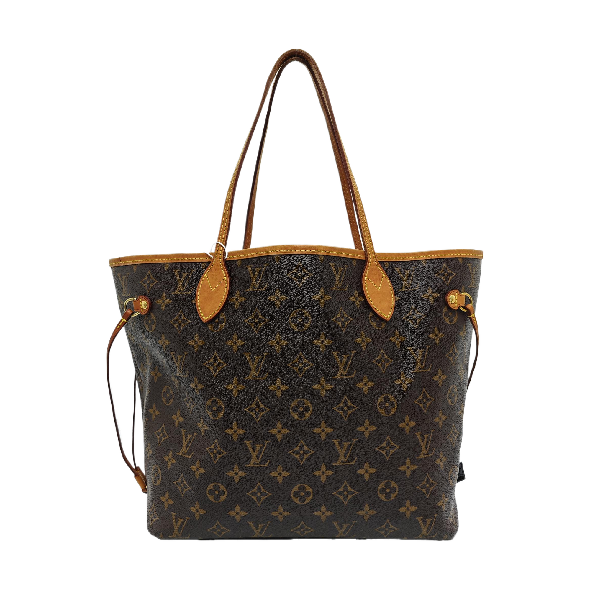 NEVERFULL MM Monogram Coated Canvas Brown