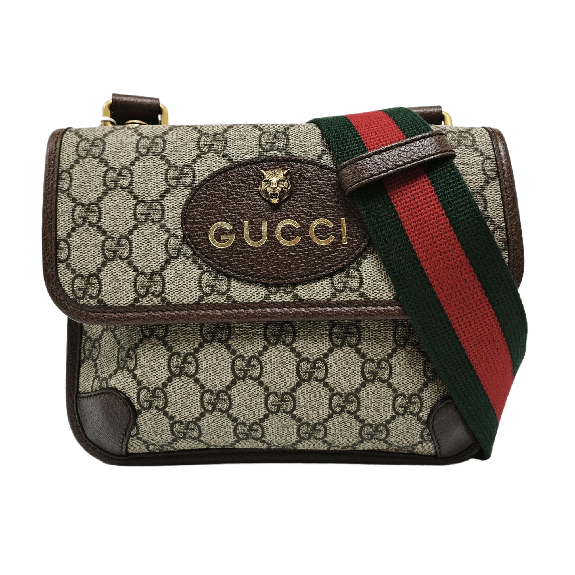 Neo Vintage Small Monogram Coated Canvas Beige