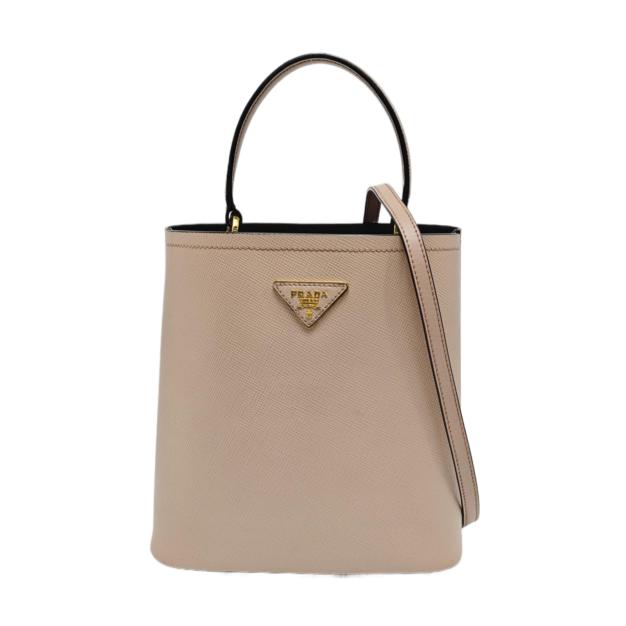 Panier Saffiano Calfskin Beige