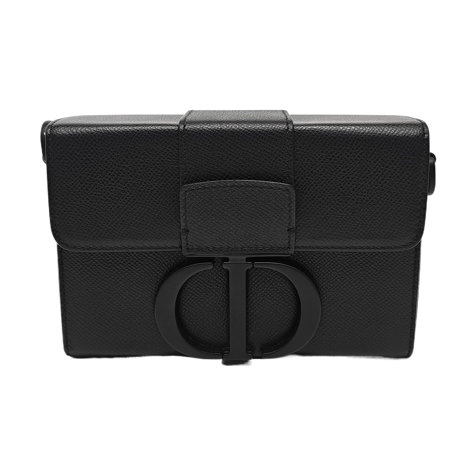 30 Montaigne Mini Calfskin Black