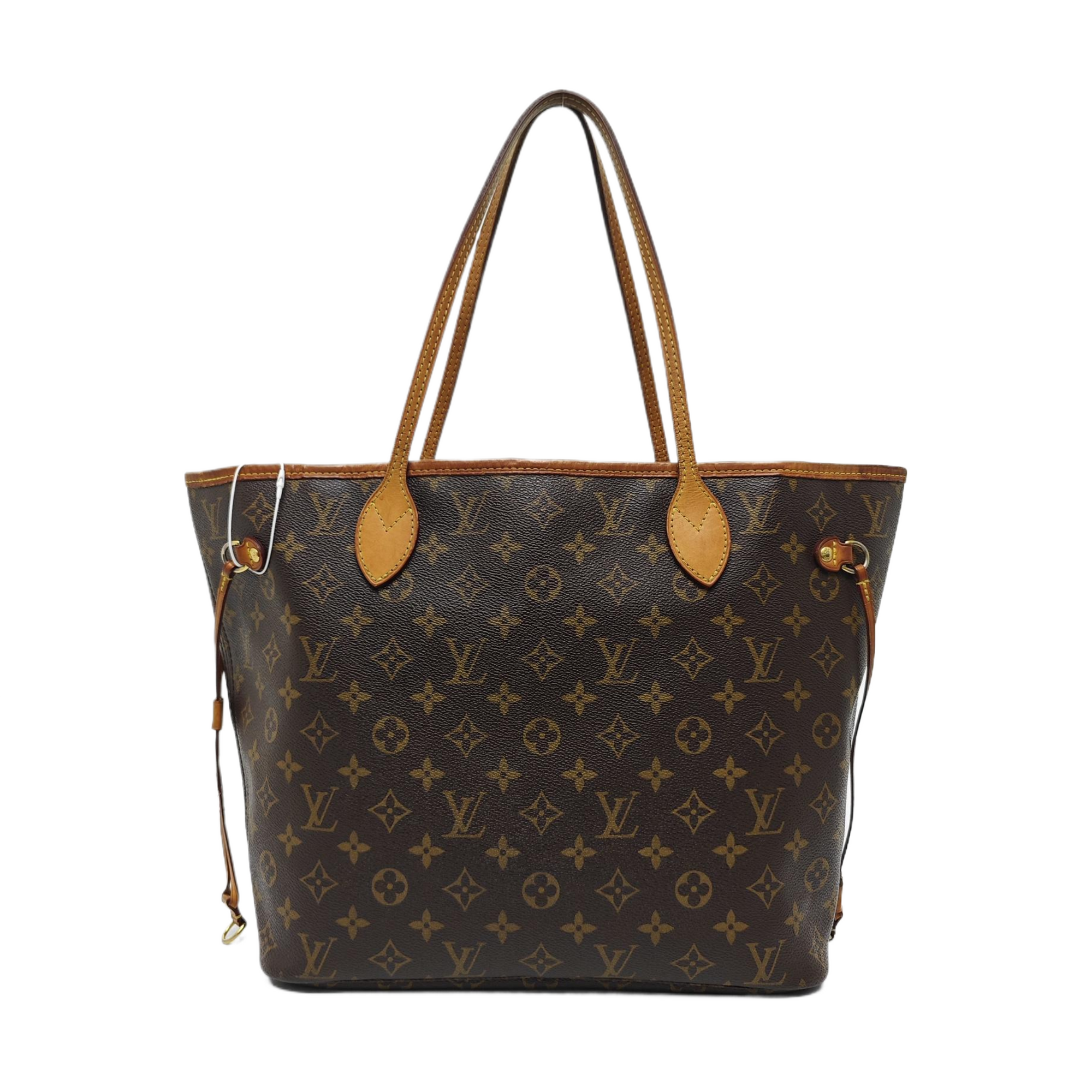 NEVERFULL MM Monogram Coated Canvas Brown