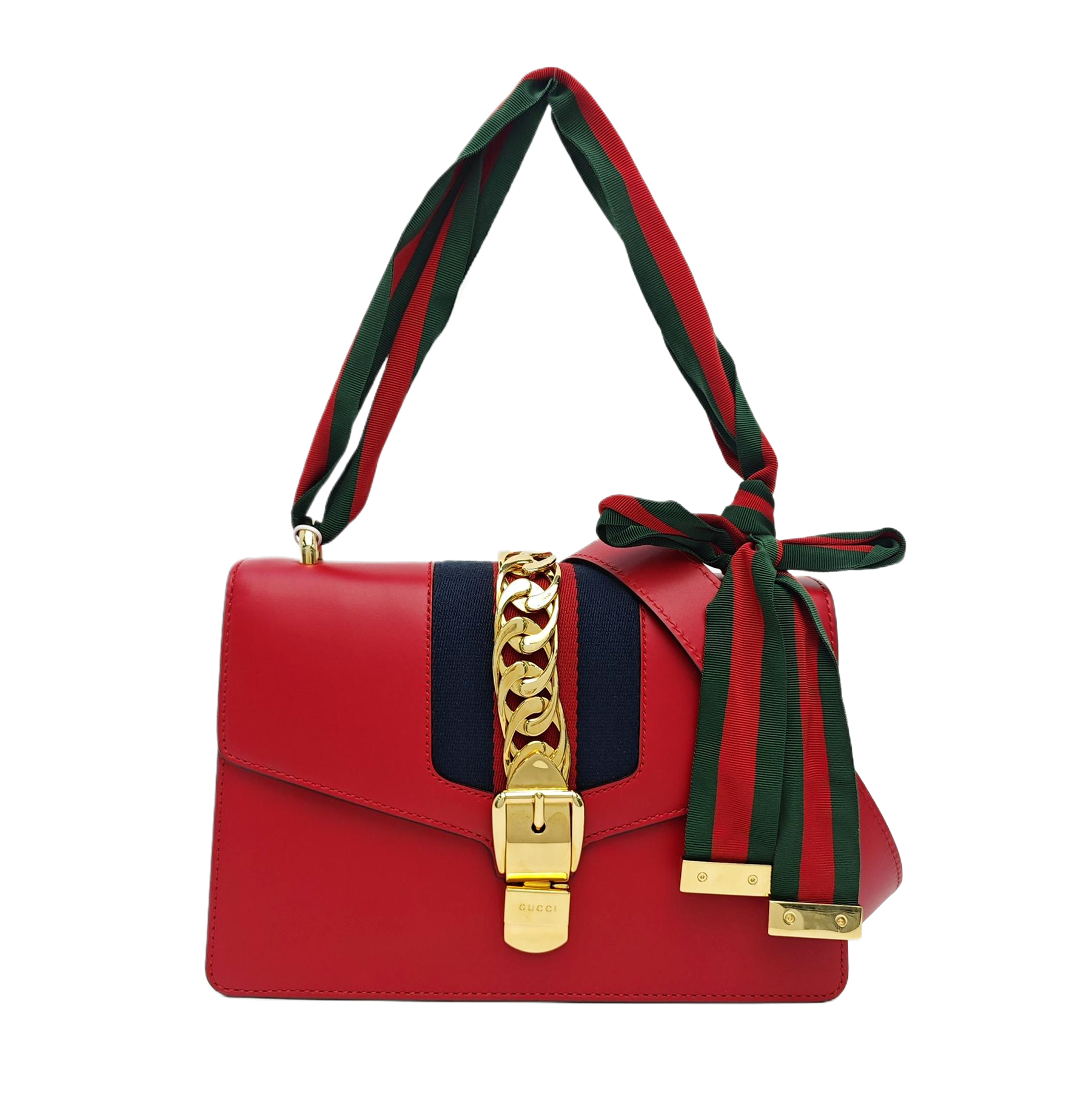 Sylvie Small Calfskin Red
