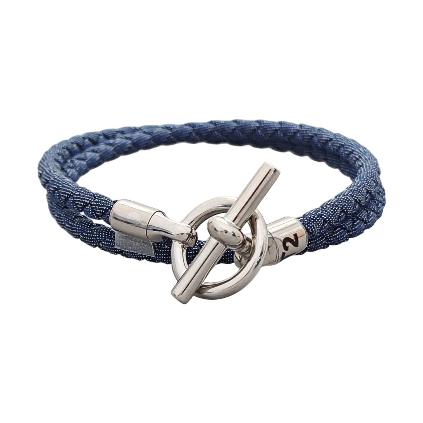 Glenan Fabric Blue Bangle