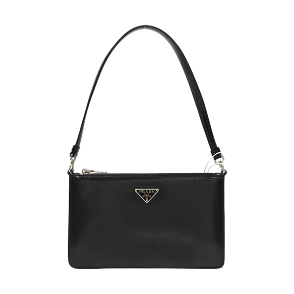 Calfskin Top Handle Bag Mini Black
