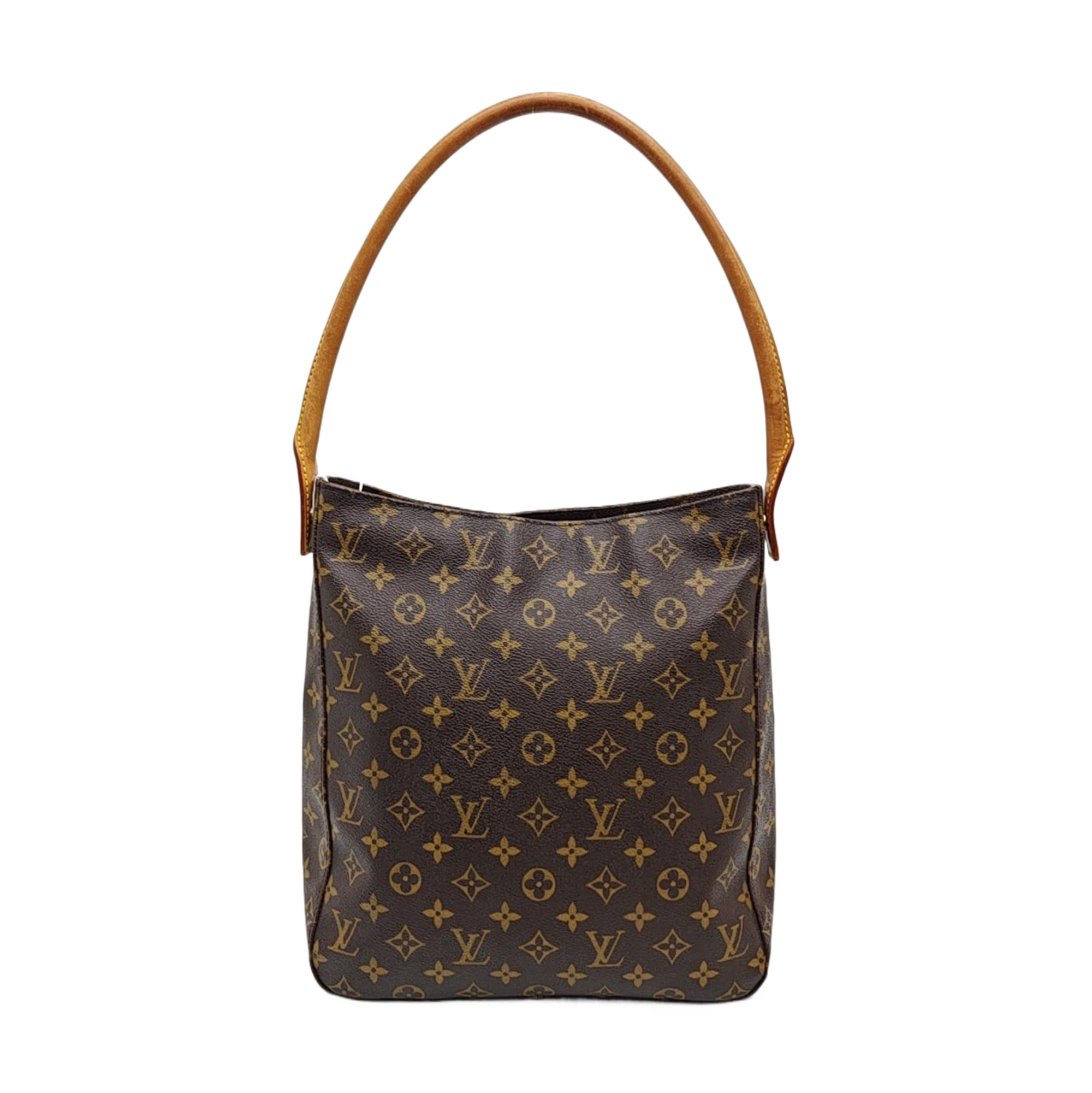 LOOPING GM Monogram Coated Canvas Brown
