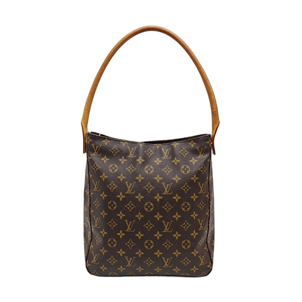 LOOPING GM Monogram Coated Canvas Brown