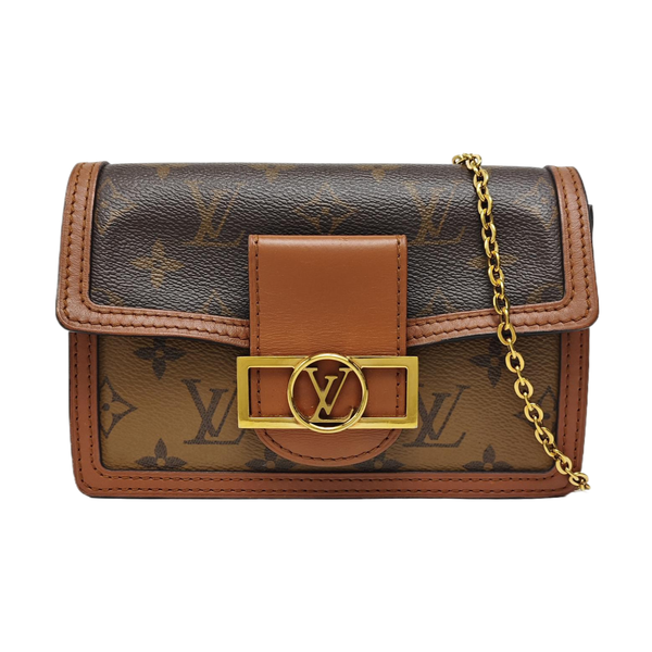 DAUPHINE WOC Monogram Coated Canvas Brown