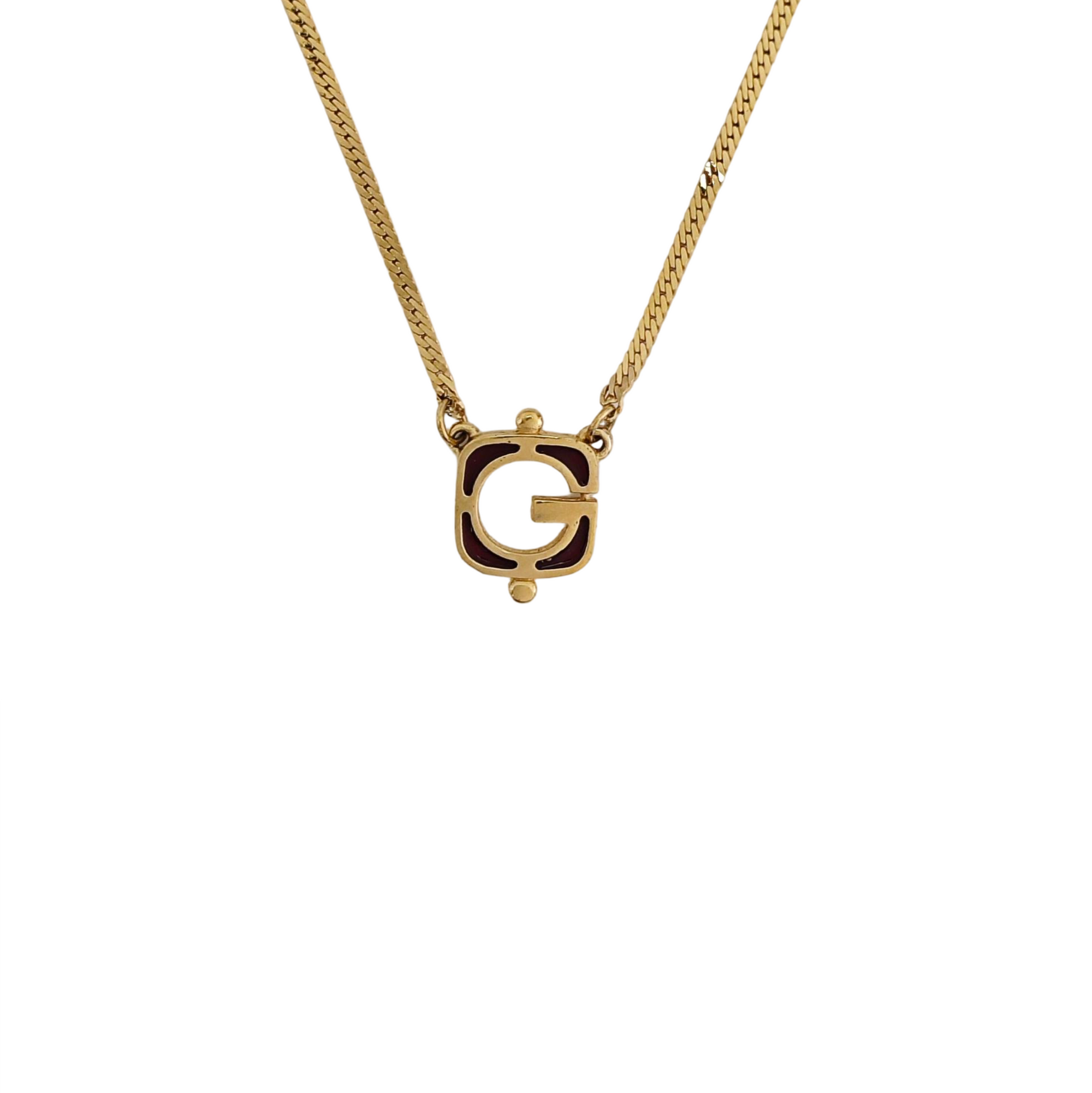 G Chain Metal Gold Necklace
