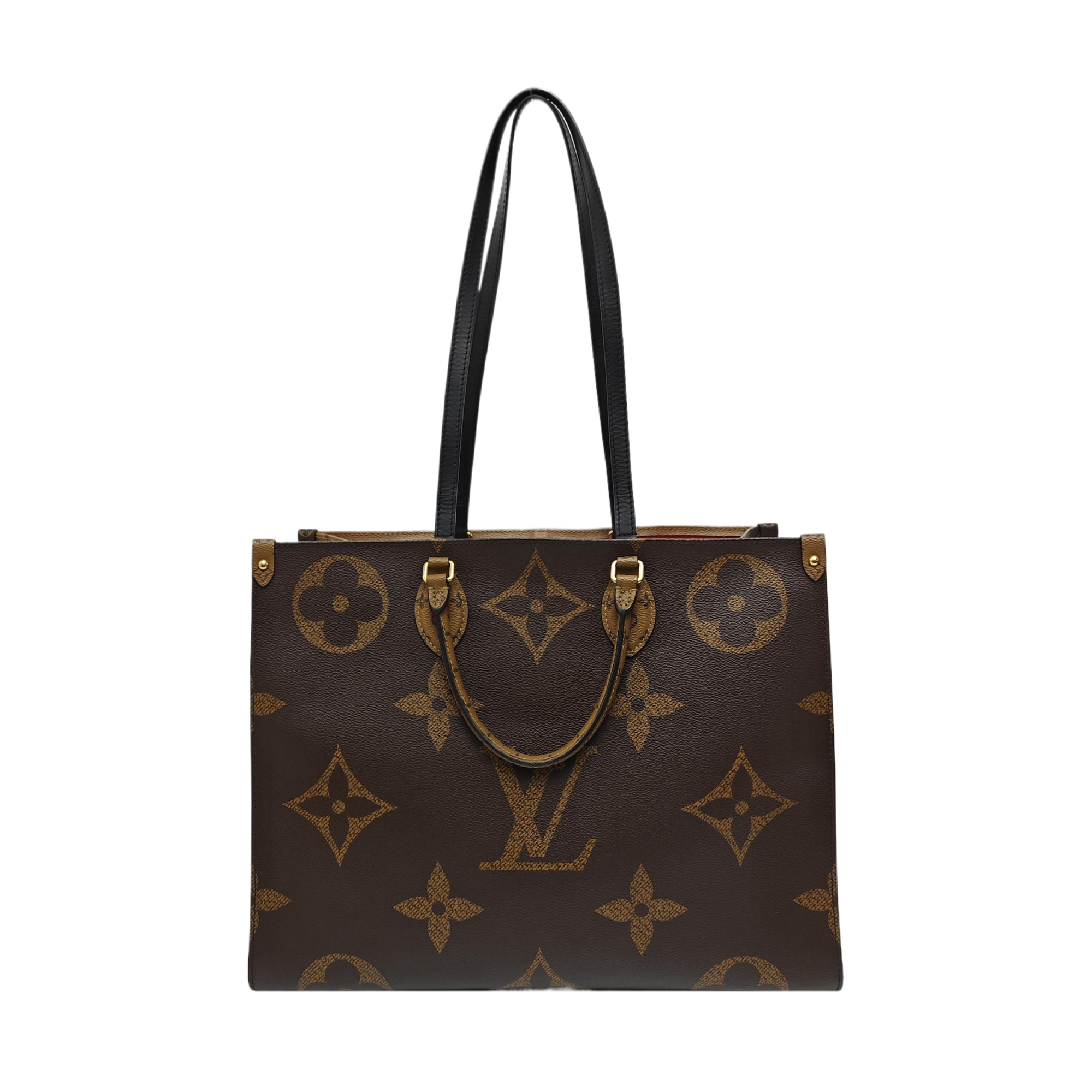ONTHEGO GM Monogram Coated Canvas Brown