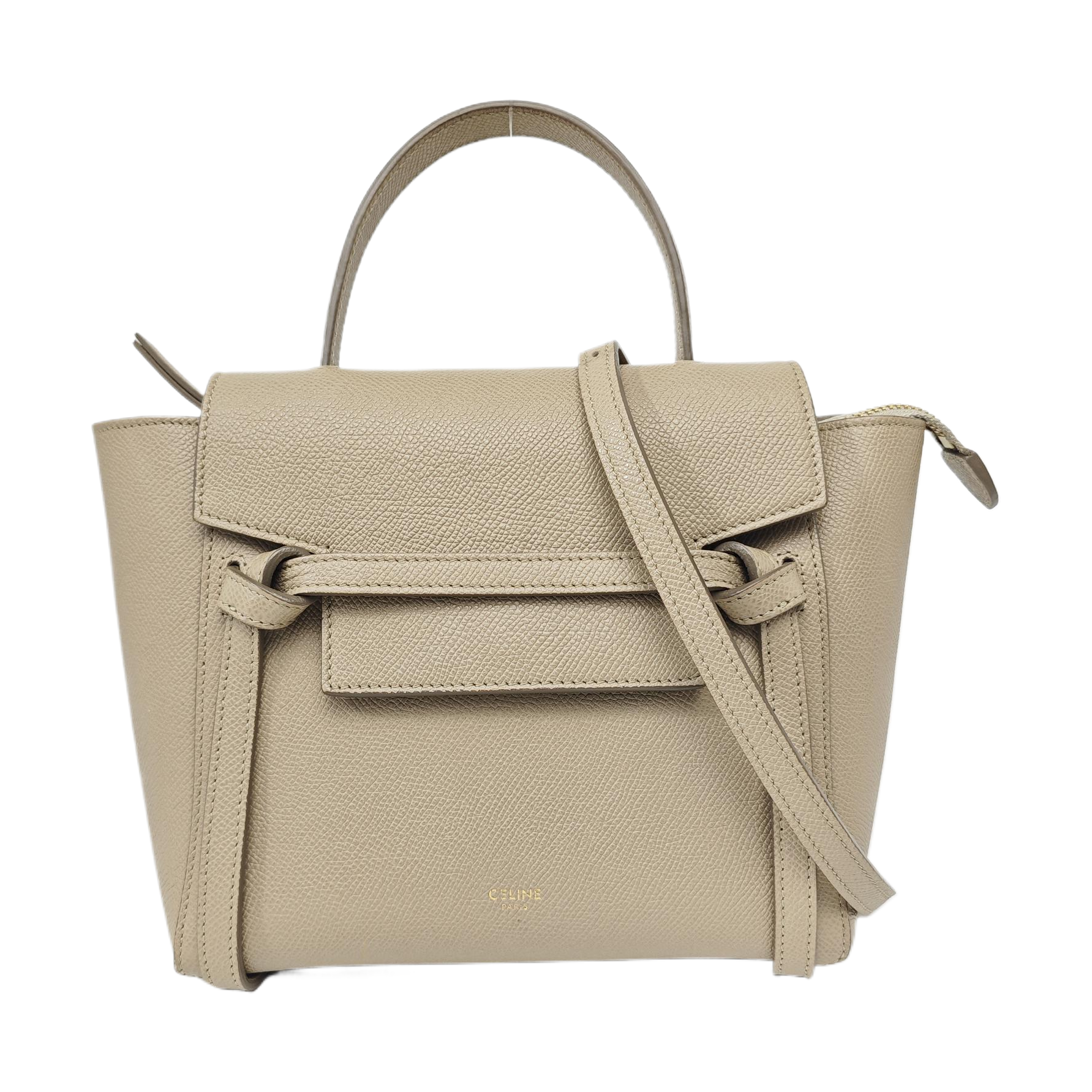 BELT Nano Calfskin Beige
