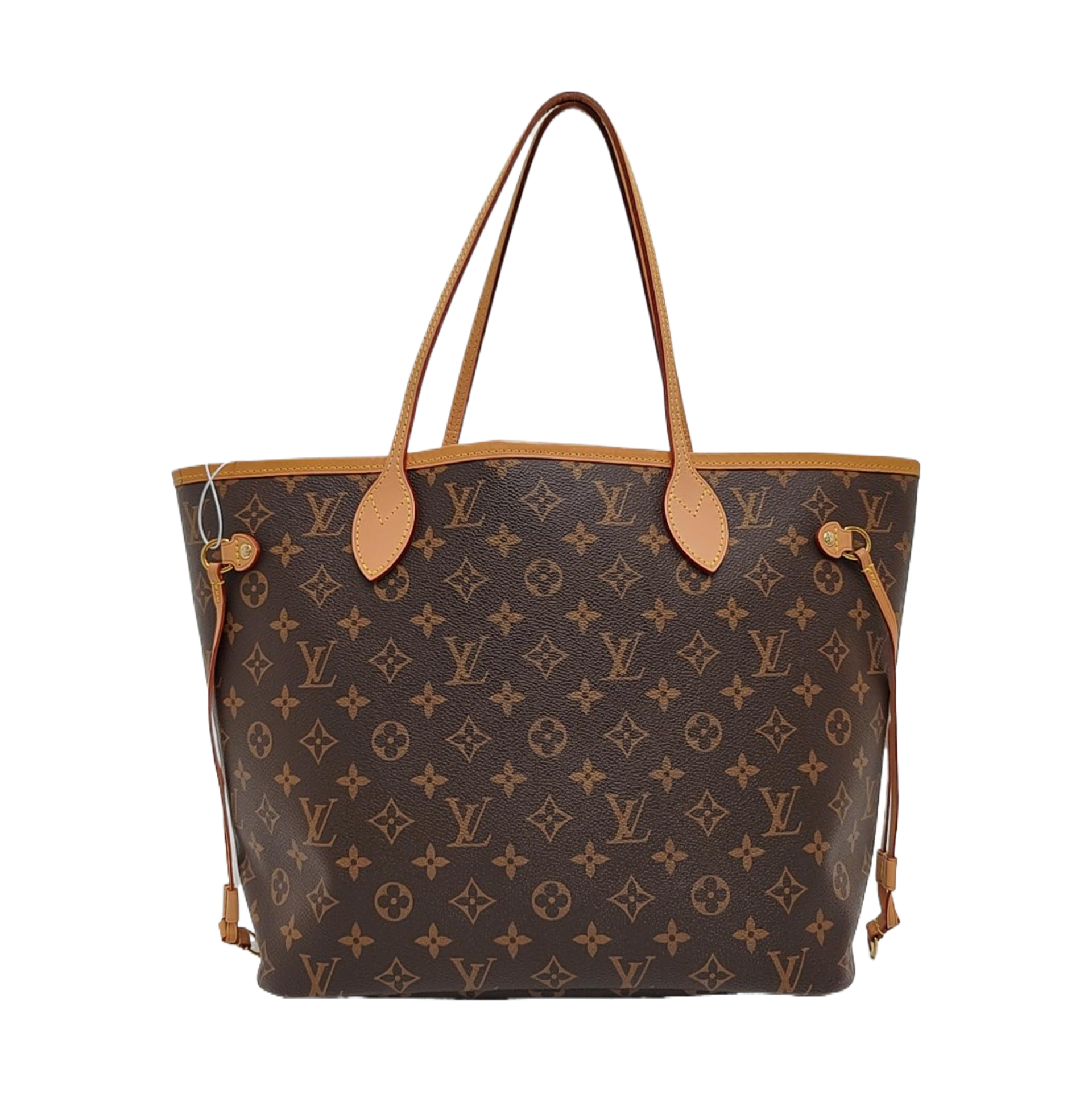 NEVERFULL MM Monogram Coated Canvas Brown