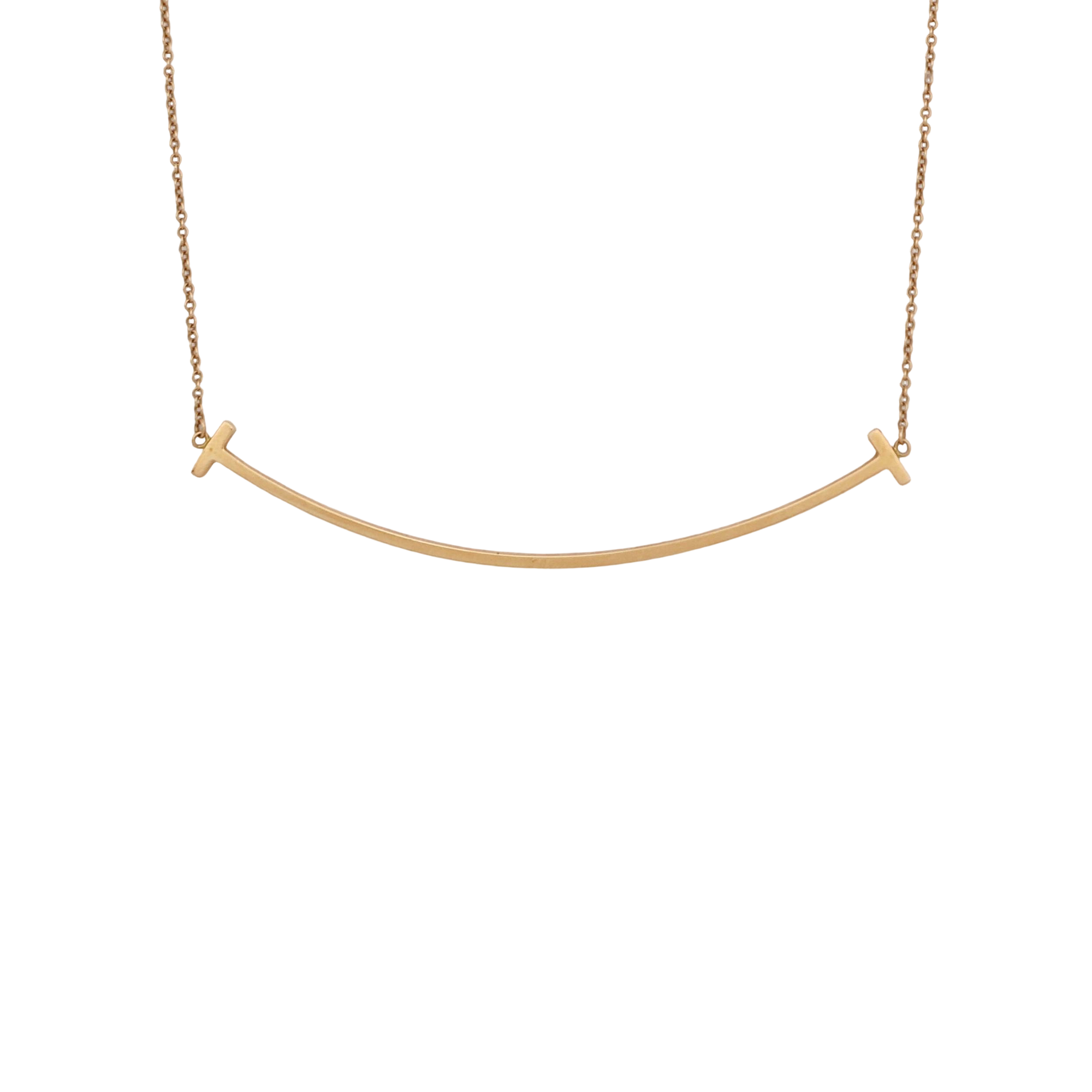 Tiffany T 18k Rose Gold Necklace