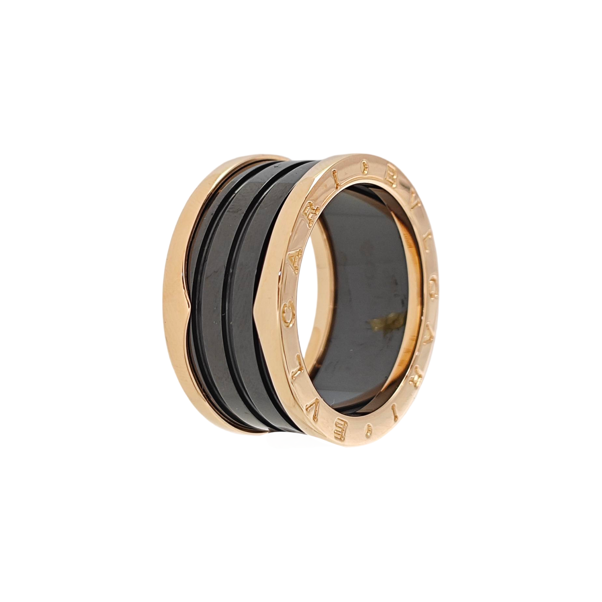 B.ZERO1 18k Rose Gold Ring EU 61