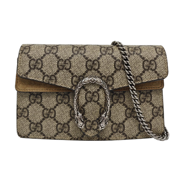 Authenticated pre-owned  Dionysus Super Mini Monogram Coated Canvas Beige - Shoulder Bag at Looply