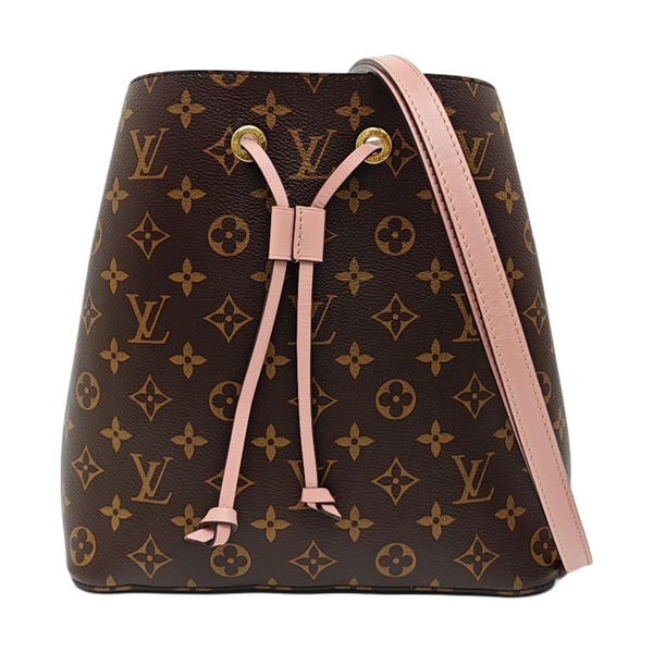 NÉONOÉ MM Monogram Coated Canvas Brown