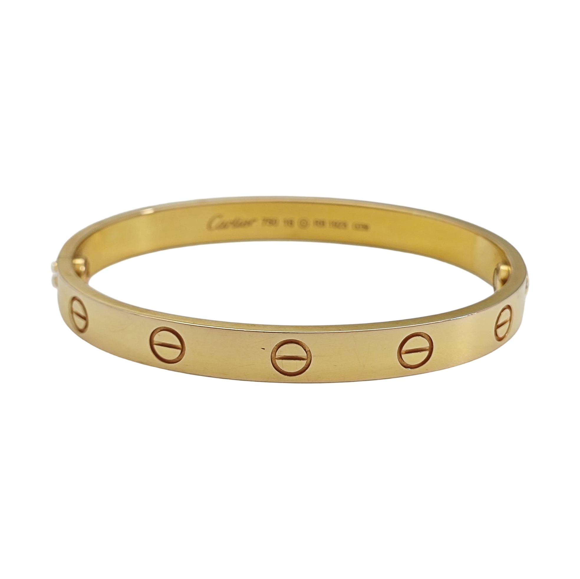 LOVE 18k Gold Bangle