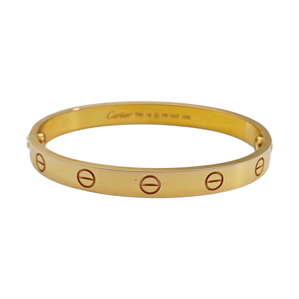 LOVE 18k Gold Bangle