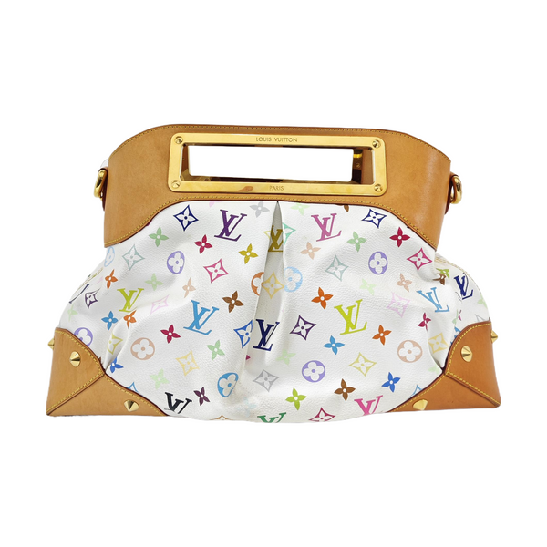 LV × TM JUDY Monogram Coated Canvas White