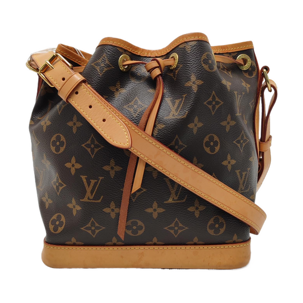 NOÉ BB Monogram Coated Canvas Brown