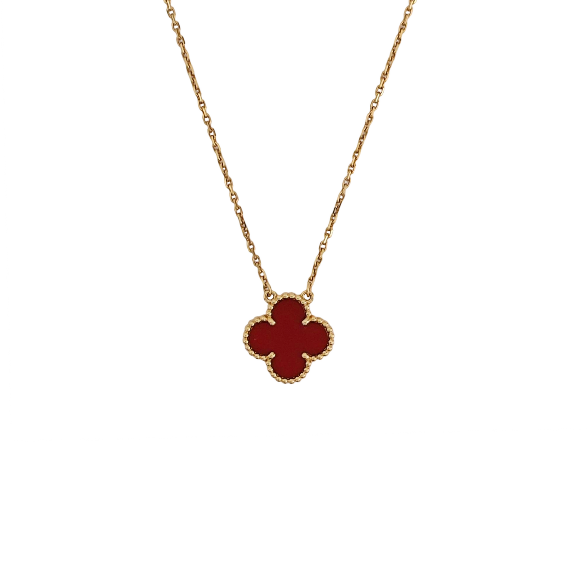 Vintage Alhambra 18k Gold Necklace