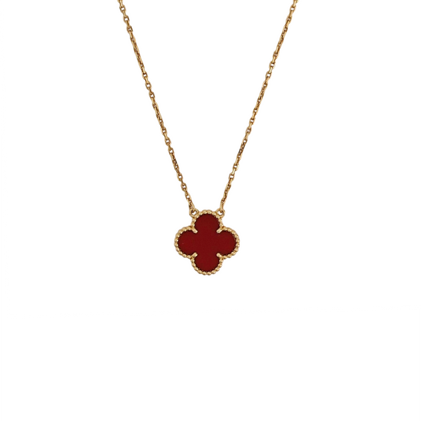 Vintage Alhambra 18k Gold Necklace