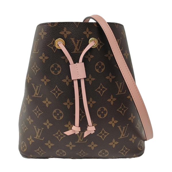 NÉONOÉ MM Monogram Coated Canvas Brown