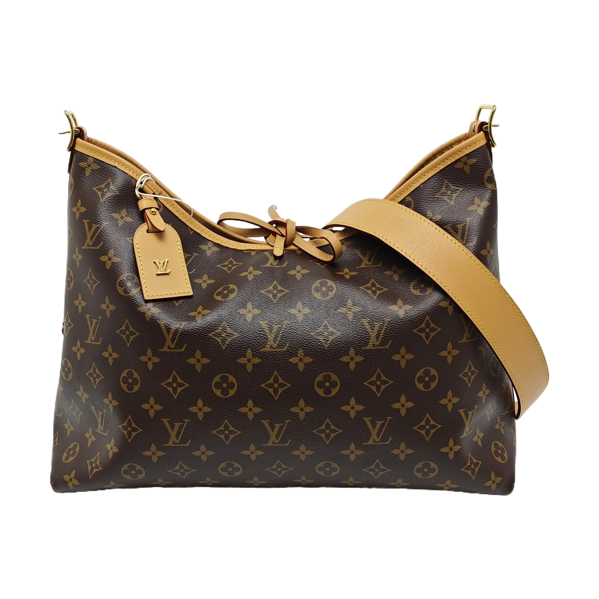 CARRYALL MM Monogram Coated Canvas Brown