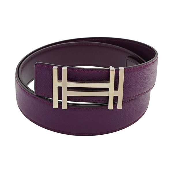 Leather Belt Purple