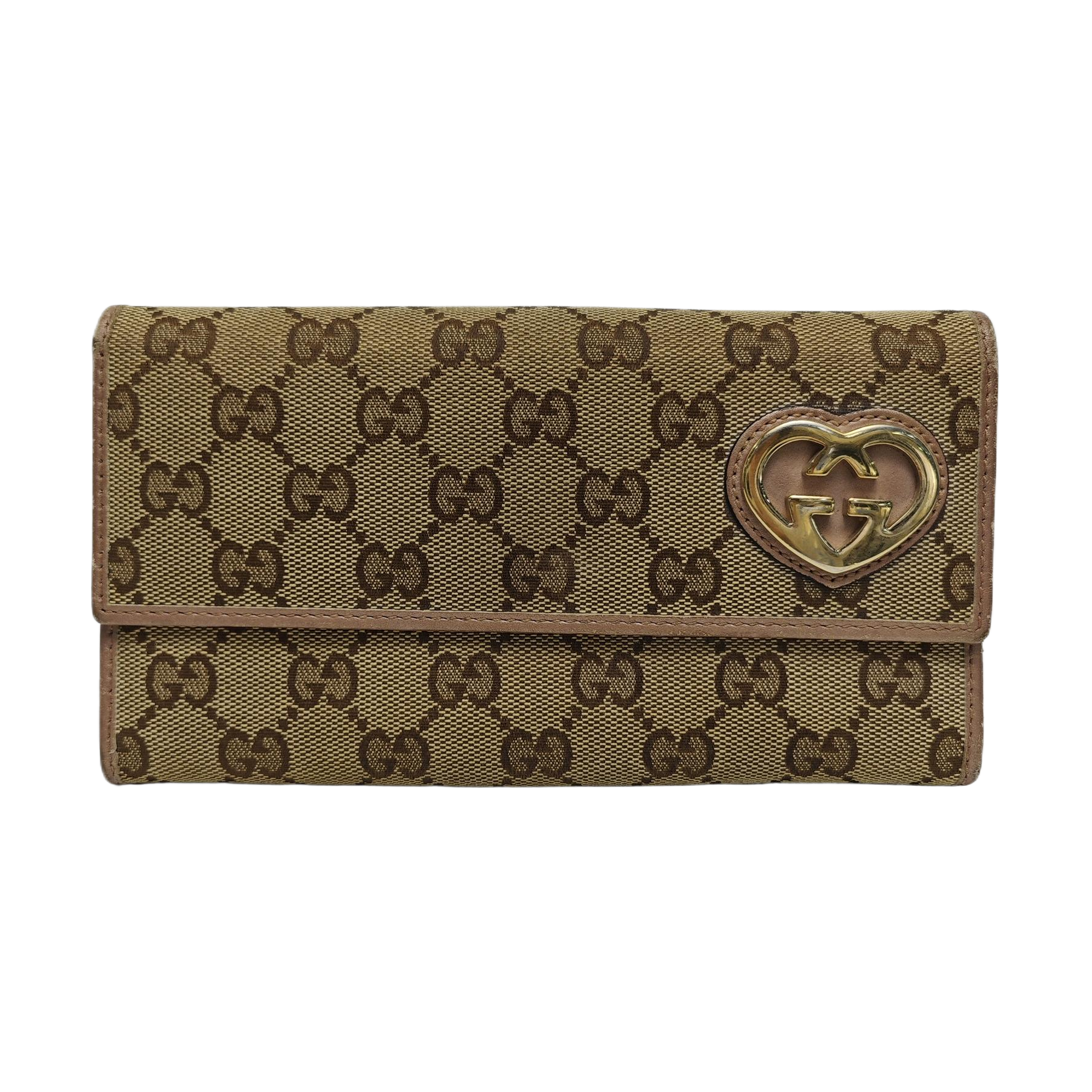 Lovely Monogram Canvas Beige Wallet