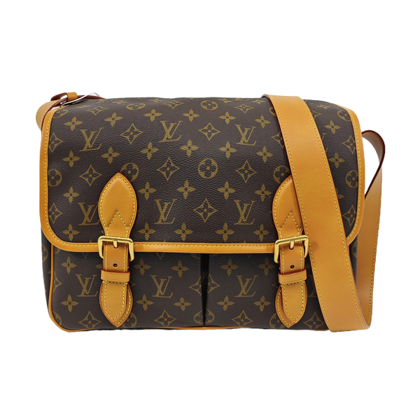 SATCHEL Monogram Coated Canvas Brown