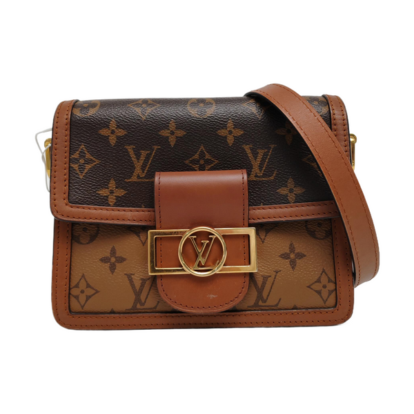 DAUPHINE Mini Coated Canvas Brown