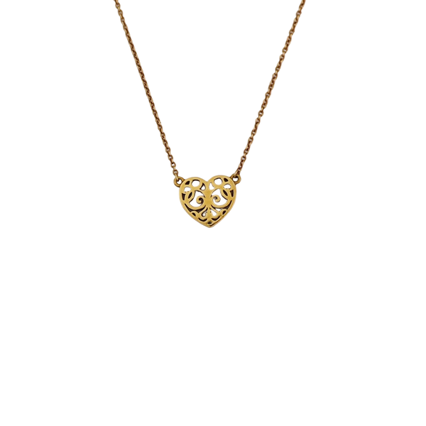 Tiffany Hearts 18k Gold Necklace