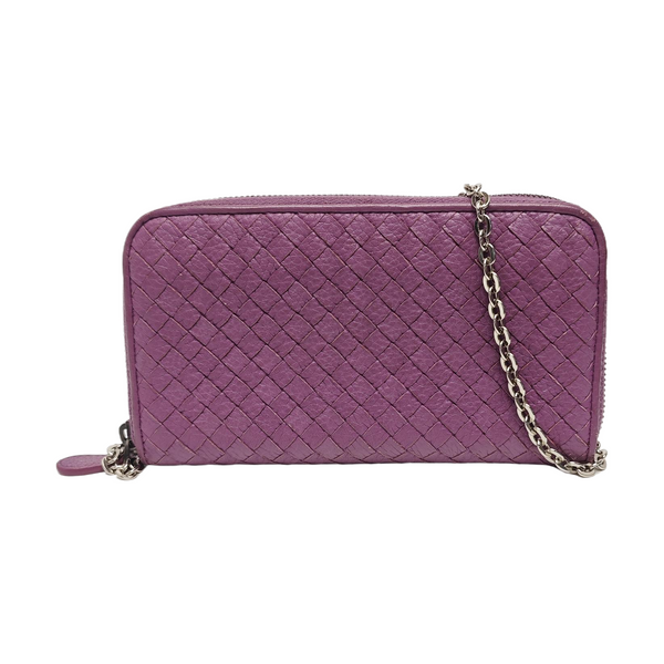 Lambskin Wallet Purple
