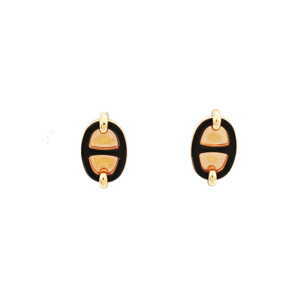 O'maillon Copper Alloy Rose Gold Stud Earrings