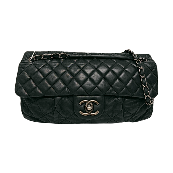 Quilted Calfskin Shoulder Bag Green