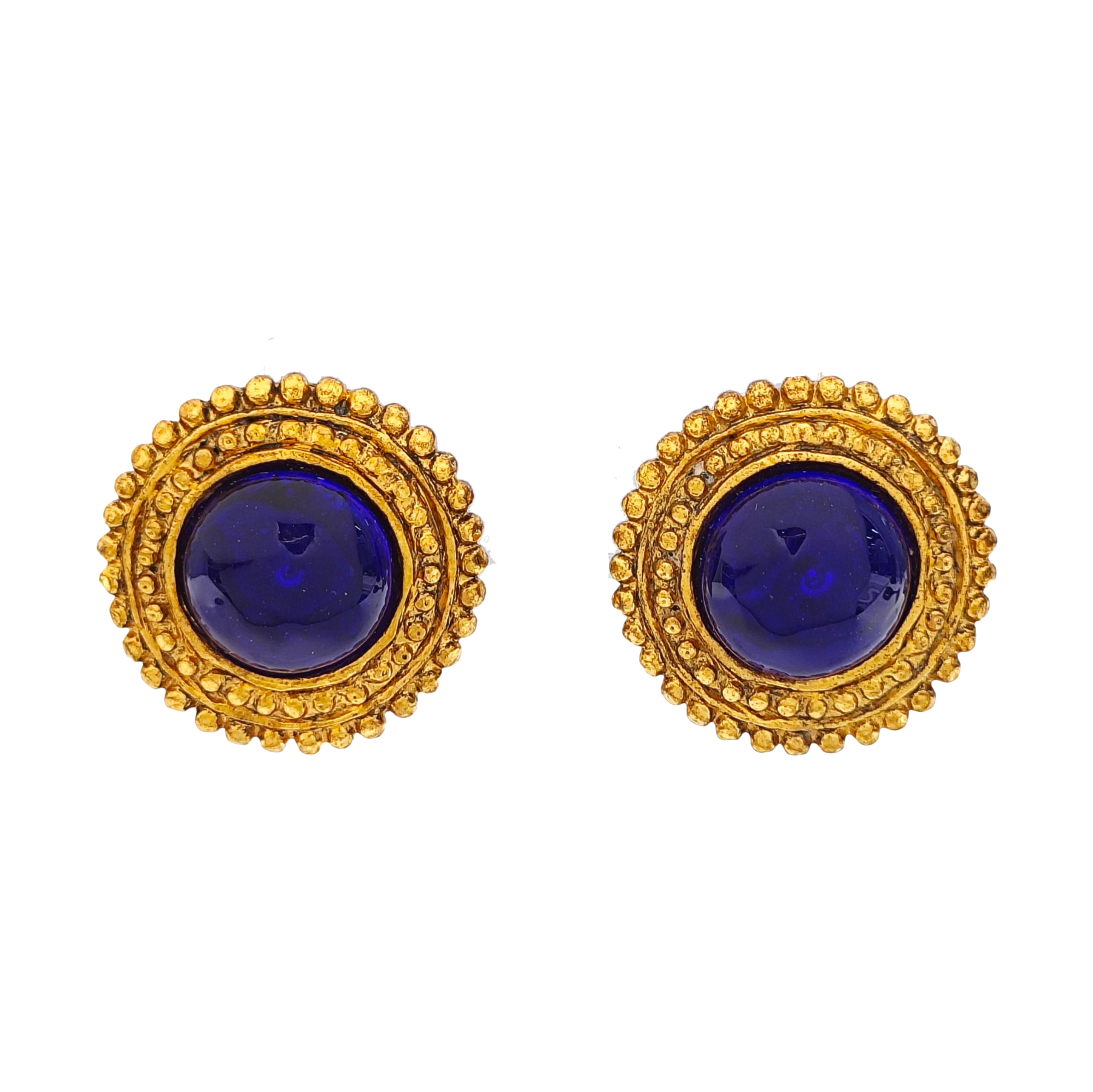 Metal Gold Clip On Earrings