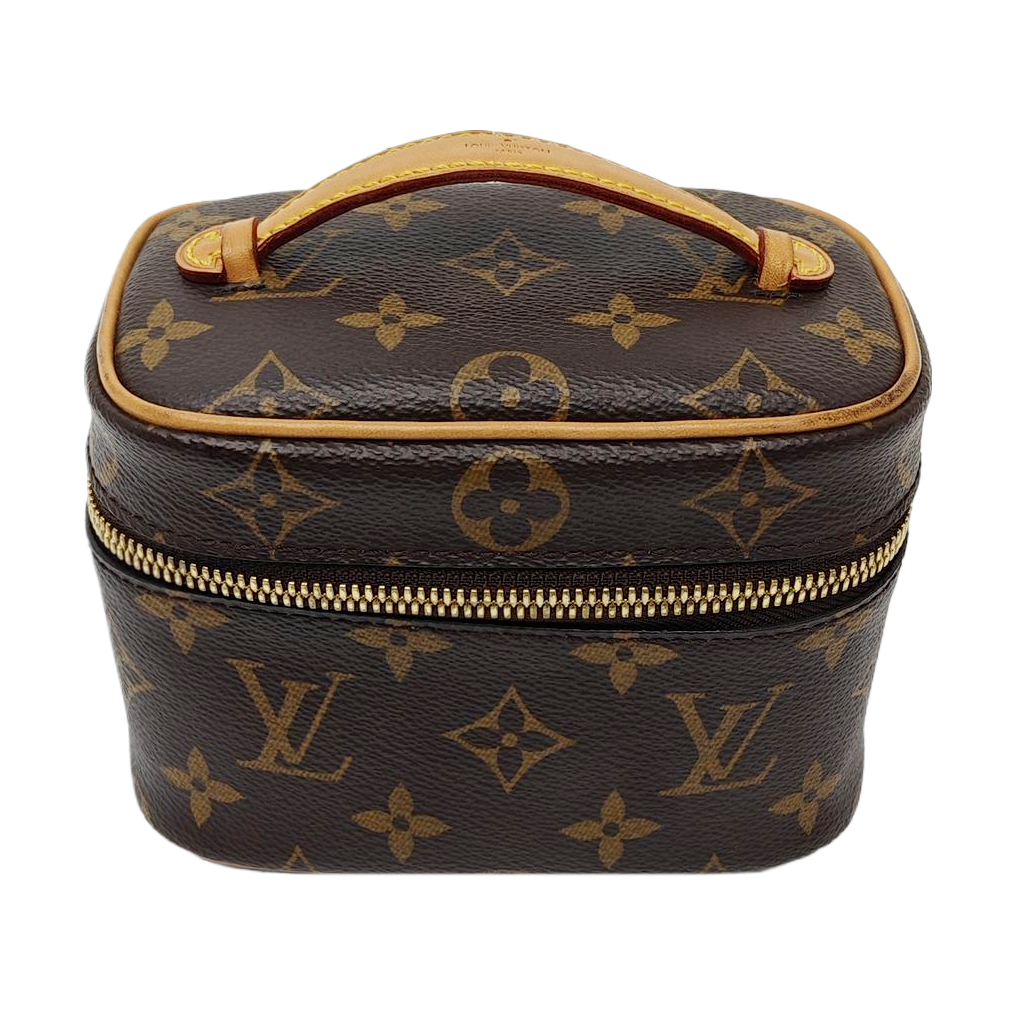 NICE Super Mini Monogram Coated Canvas Brown