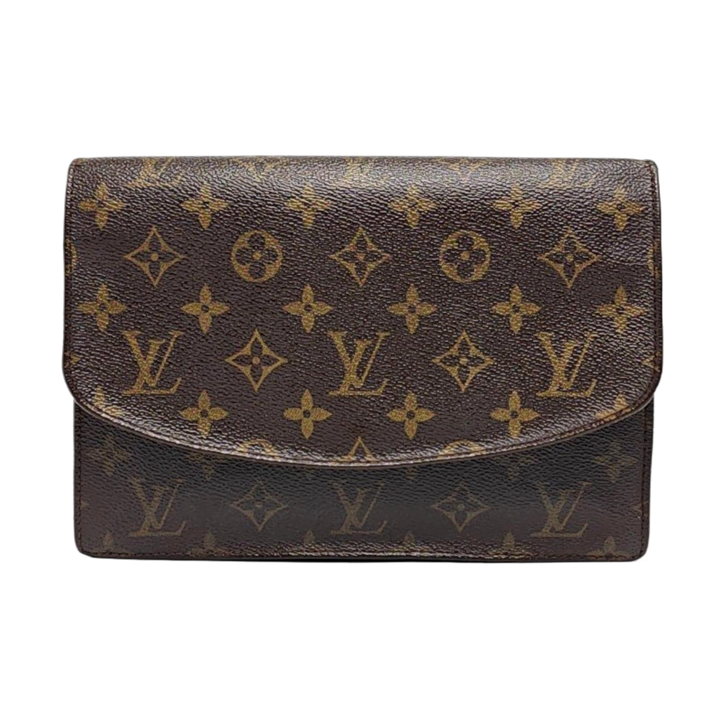 POCHETTE RABAT Monogram Coated Canvas Brown