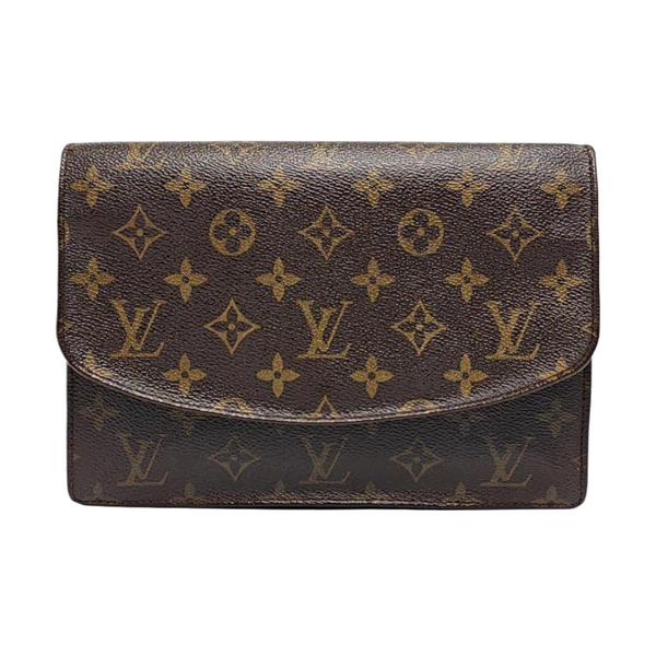 POCHETTE RABAT Monogram Coated Canvas Brown