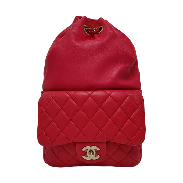 Quilted Lambskin Red